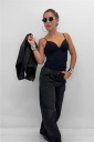 top con coppa imbottita padded